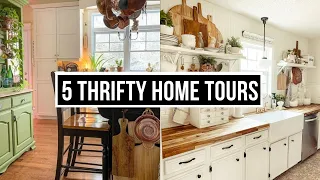 5 Thrifty Farmhouse Home Tours