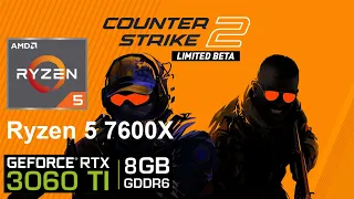 Counter-Strike 2 : RTX 3060Ti + Ryzen 5 7600X