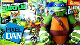 Teenage Mutant Ninja Turtles Giant Leonardo Playset Video Review