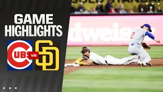 Cubs vs. Padres Game Highlights (4/9/24) | MLB Highlights