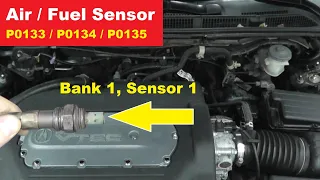 How To Test and Replace An Air Fuel Sensor P0133 P0134 P0135 | Bank 1 Sensor 1
