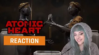 My reaction to the Atomic Heart Official Combat Trailer | GAMEDAME REACTS
