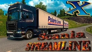 ETS 2 {sp} на Logitech G27 "Тестируем Scania Streamline"