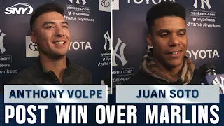 Juan Soto on first home run in the Bronx this season, Anthony Volpe on his defense at short | SNY