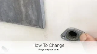 How to change rear boat plugs to stop your boat sinking