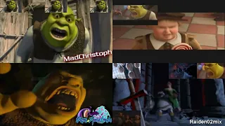 Shrek Sparta Remix Quadparison