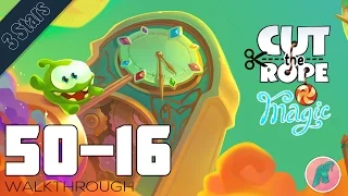 Cut The Rope: Magic - Level 50-16 Stone Temple - 3 Star Walkthrough