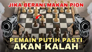 JEBAKAN CATUR HITAM PALING MEMATIKAN MELAWAN PEMBUKAAN PION E4 - Serangan Ganas Rousseau Gambit