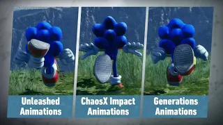 Choose Your Favorite Sonic Animations in Sonic Frontiers