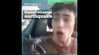 Turkish gamer records earthquake during livestream