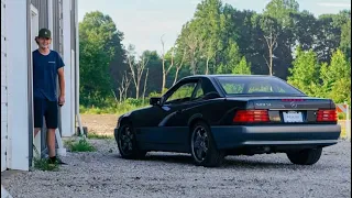 1990 Mercedes 500SL R129 Top Repair: How To Fix A Broken Hydraulic Piston | DanSwapz