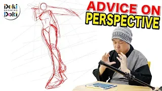 Japanese Pro Advice: Draw Low Angle and IN PERSPECTIVE!