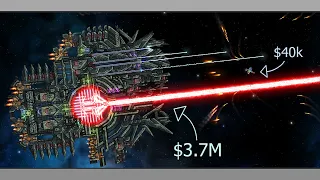 Cosmoteer | Small Scout ship vs Most Expensive Flagship