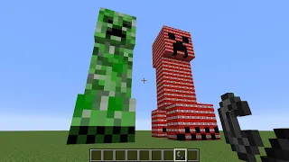 giant creeper vs giant TNT creeper