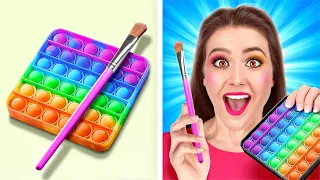 AWESOME SCHOOL BEAUTY HACKS || Girly Tips And Tricks by 123 Go! Live