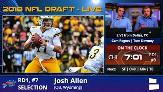 Buffalo Bills Select QB Josh Allen From Wyoming With Pick #7 In 1st Round Of 2018 NFL Draft