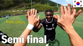 Ridiculous game.. JFootball Team Competes in Korea National Football Tournament (The semifinal) EP.3