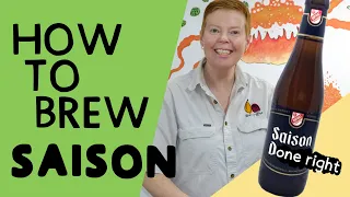 How to brew SAISON! (with RECIPE).
