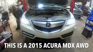 Timing belt replacement in a acura mdx 2014 - 2019