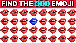 FIND THE ODD EMOJI OUT Spot The Difference to Win! | Find The Odd Emoji  | 22 Quiz Hard | Quiz Emoji