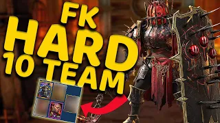 100% SUCCESS Fire Knight HARD 10 Team | Complete Guide | Raid: Shadow Legends