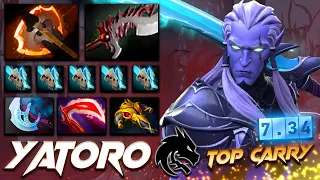 TSpirit.Yatoro Phantom Assassin Top 7.34 Carry - Dota 2 Pro Gameplay [Watch & Learn]