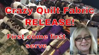 SOLD OUT No Fooling! Crazy Quilt Fabric Release April 1, 2021 ~ DancesWithPitBulls ~