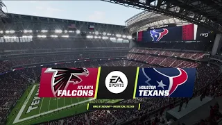 Falcons vs Texans Simulation (Madden 24 Rosters)