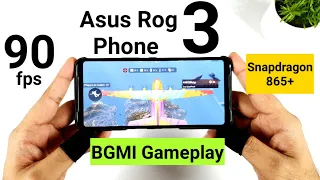 Asus Rogphone 3 BGMI 90fps Gameplay OMG 😍😱 Fps Drop Test| Cooling i am impressed 😍