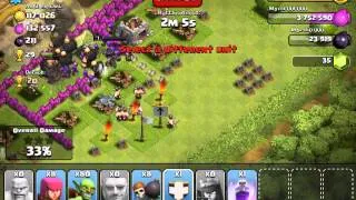 Clash of Clans - Forcing "Unnatural" Wallbreaker Lanes - Diagonal to Spike