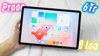 Mi Pad 6 Max cũng thua Mi Pad 5 Pro ở 1 điểm, Không biết bao giờ mới ra mắt thêm máy 8 loa nữa !