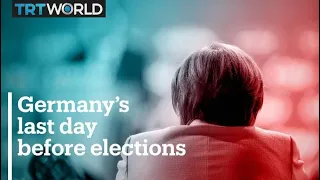 German election: candidates make last push to win over voters