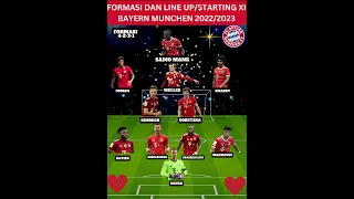 Formasi dan Line Up Bayern Munich 2023#shorts #bayernmunich #ligajerman