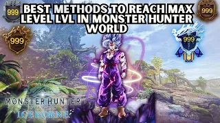 Level Up Fast in Monster Hunter World & Iceborne