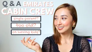 IS 29 TOO OLD TO BECOME AN EMIRATES CABIN CREW? | ANSWERING YOUR FREQUENTLY ASKED QUESTIONS