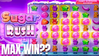 THIS SUGAR RUSH BONUS BUY WAS SO INSANE! (MAX WIN??)