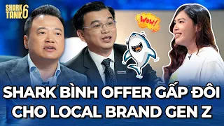 Định giá 100 tỷ, Local Brand đình đám của GENZ khiến hai Shark tranh deal từng % | Shark Tank 6