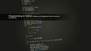 Язык программирования Python для начинающих. Переменные и типы данных