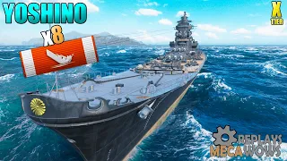 Cruiser Yoshino 8 Kills on Hotspot Map | World of Warships