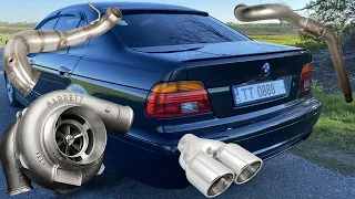 BMW e39 530d M57 STAGE 2 exhaust, downpipe, Straight pipe, no mufler
