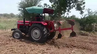 MF 241 regular Tractor With RMB plough