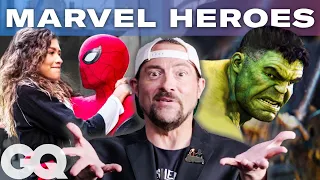 Kevin Smith Critiques Marvel Superheroes (Spider-Man, Hulk, X-Men) | GQ