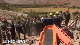 Rescuers search for survivors of earthquake in Morocco