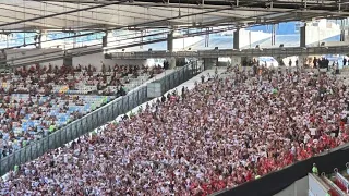 TORCIDA DO SÃO PAULO CALA MARACANÃ LOTADO COM FESTA INCRÍVEL!! Flamengo 0x1 São Paulo