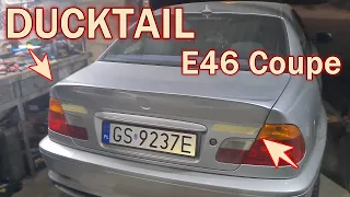 Jak poprawnie zamontować spoiler Ducktail - BMW E46 Coupe
