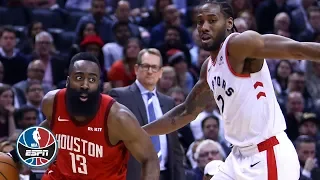 James Harden outduels Kawhi Leonard to lead Rockets to win vs. Raptors | NBA Highlights