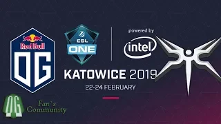 OG vs Mineski - Game 2 - ESL One Katowice 2019 - Group Stage.