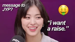 ITZY Ryujin being obsessed with money