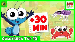 Coletânea Top 15 | Bob Zoom | Vídeo Infantil Musical Oficial @BobZoom