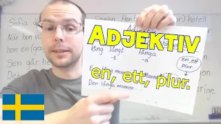 Adjektiv, en, ett, plural (övning)